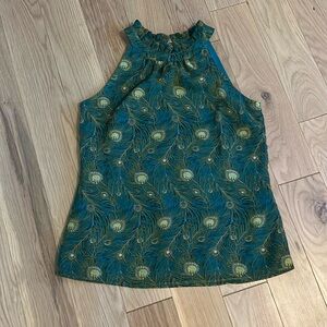 Liberty of London for Target, peacock feather top